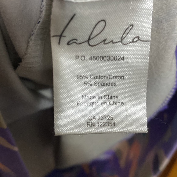 Talula dress size medium for multi color, purple dress Aritzia - Picture 5 of 5